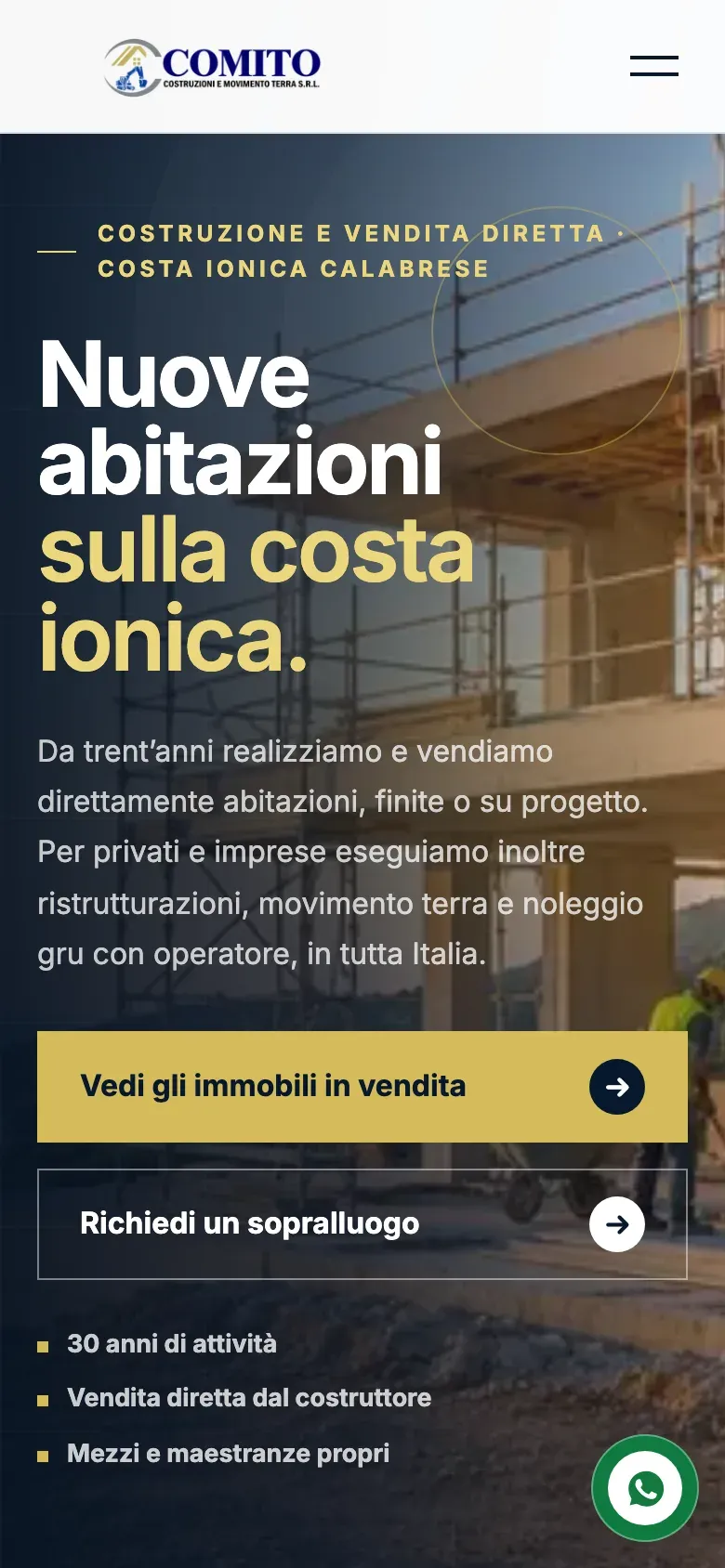 Comito Costruzioni sul telefono